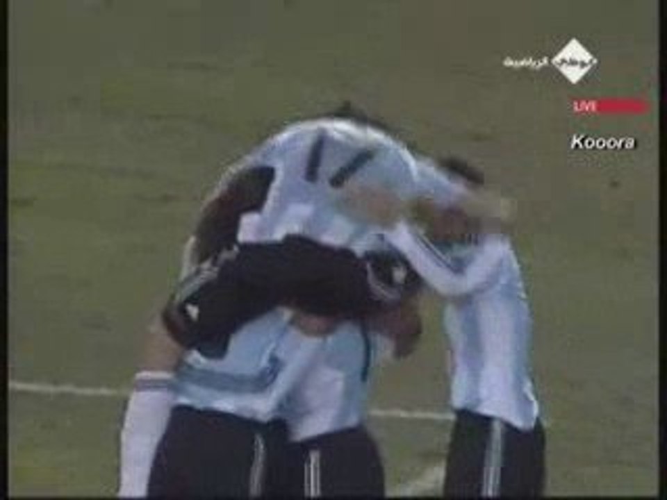 Argentina Vs Colombia 1-0 06/06/09