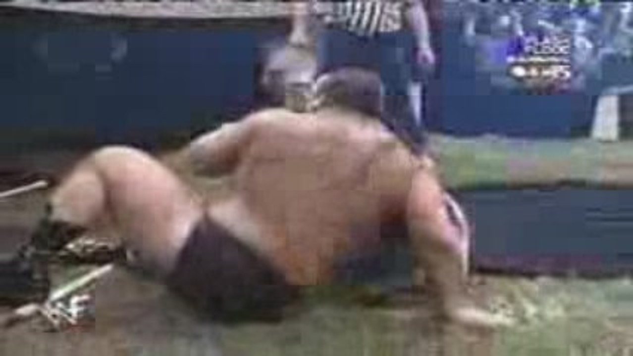 Mankind & The Rock vs. Big Show & Undertaker