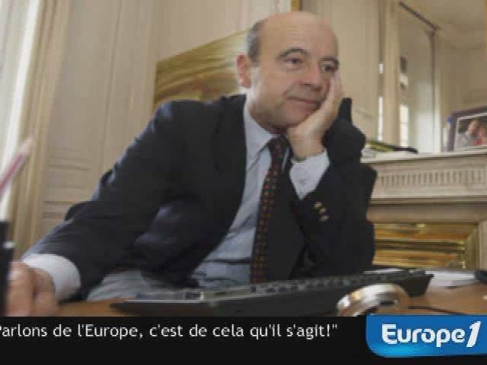 Juppé : "Parlons de l’Europe, c’est de cela qu’il s’agit !"