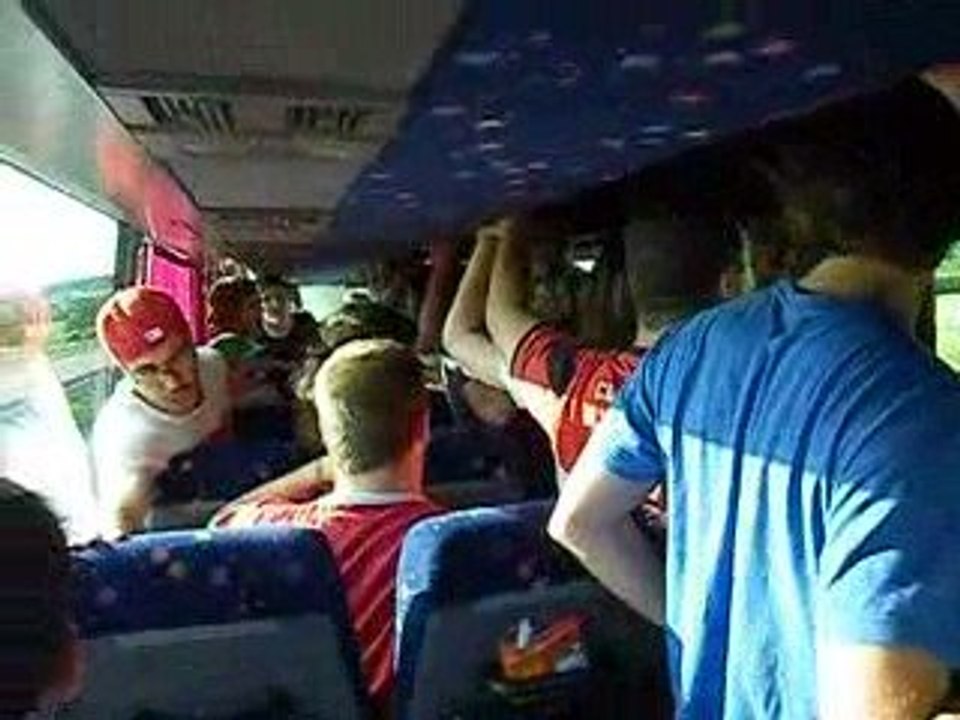 Tour d'un car de rugbymen