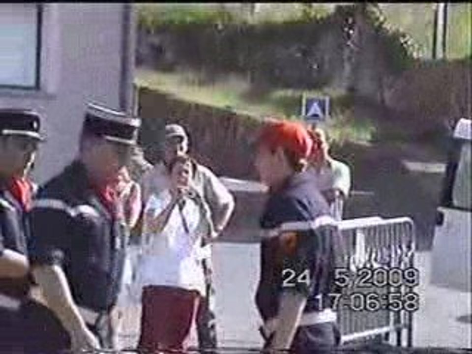 Cérémonie des sapeurs pompiers de Lozère