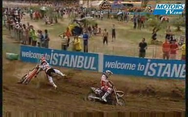 Chute course 1 MX2 2009 Espagne