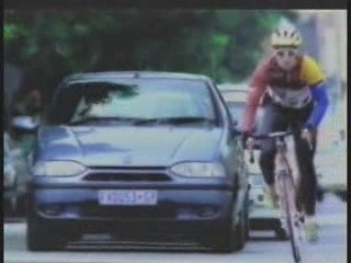 Fiat Palio and cyclist advert - funny