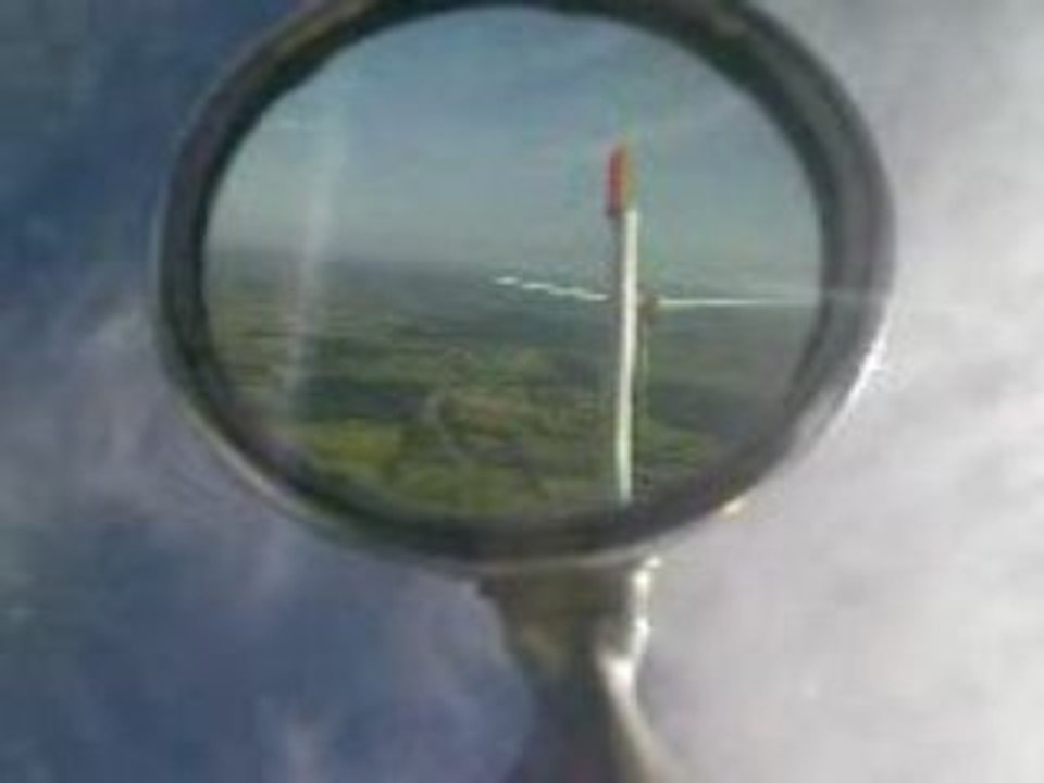 Remorquage vu de l'avion