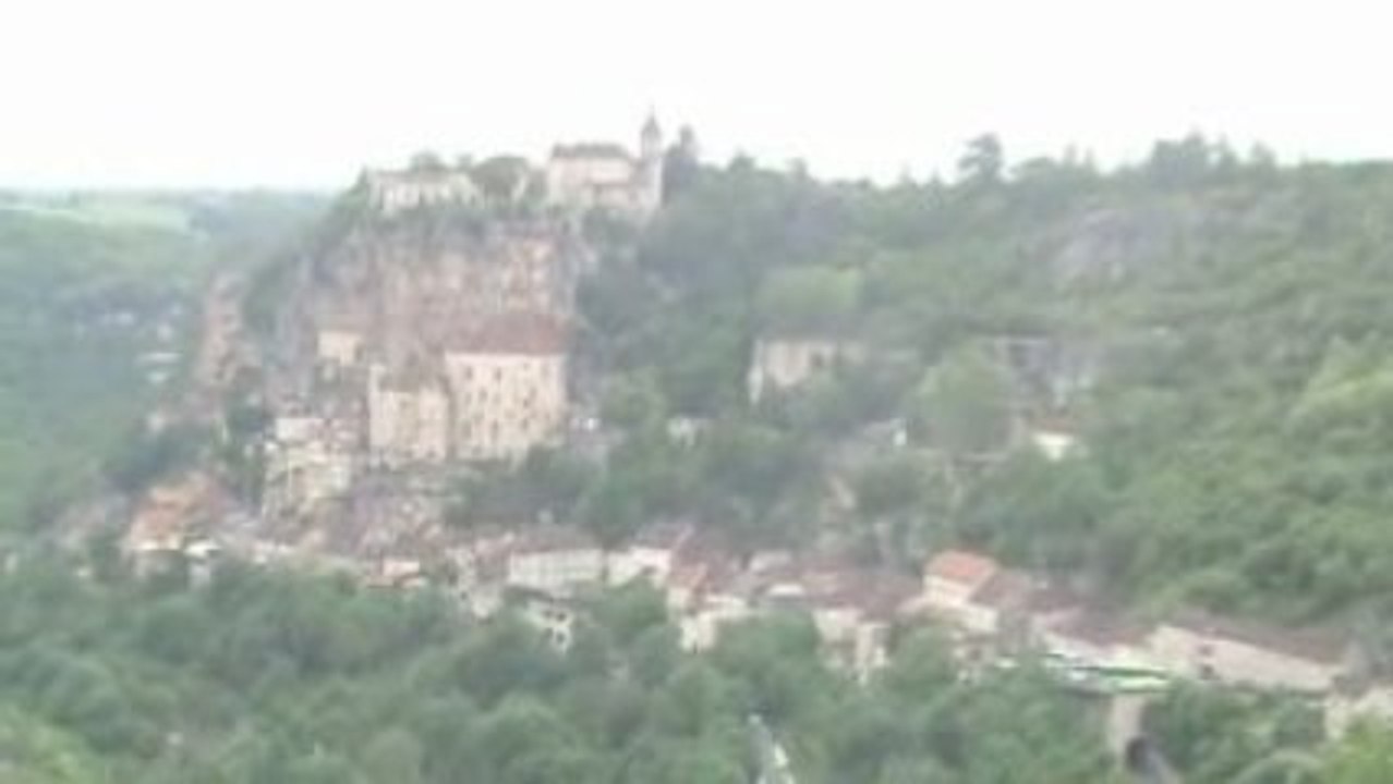 Rocamadour vu de loin