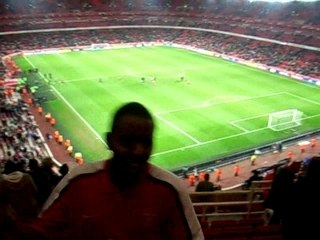 Arsenal 2-1 Hull City me celebrating