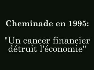 Jacques cheminade " un cancer financier détruit l'économie"