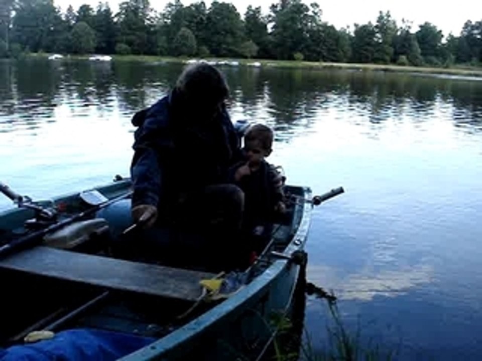 léo a la peche