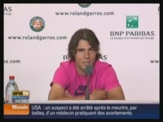 Rolland Garros : Nadal éliminer!!!