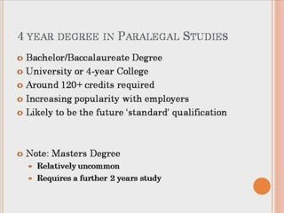 Paralegal Degrees