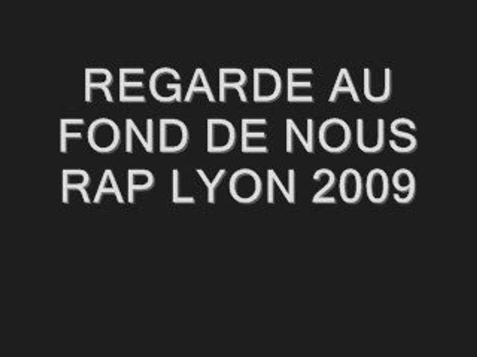 Regarde au fond de nous NOUVEAUTE RAP FRANCAIS