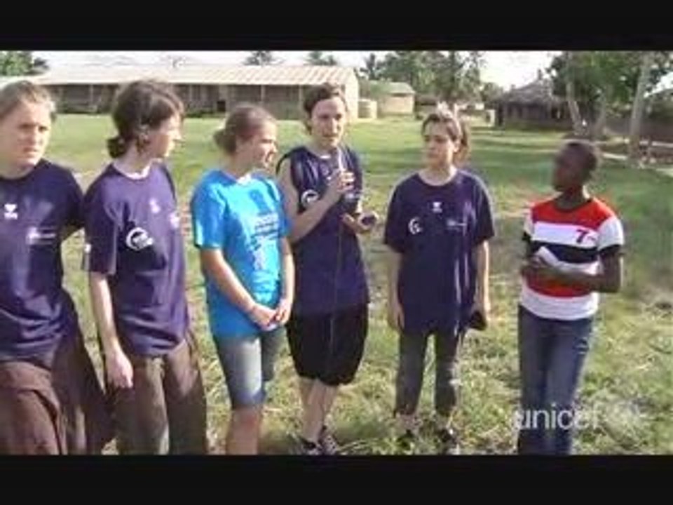 Les Jeunes ambassadrices de l'Unicef au Togo