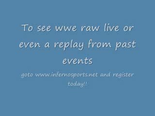 WWE Monday Night Raw Live Stream 9pm / 2am Replay