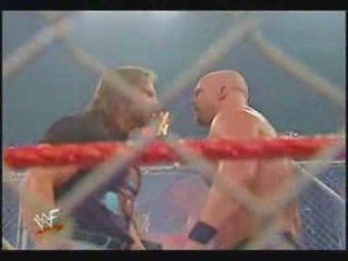 The Rock vs Stone Cold (Steel Cage) Part 2 2