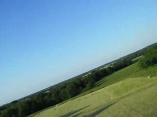 L'appareil photo fait un vol en cerf-volant