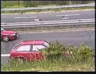 Course de Motard et accident sur route