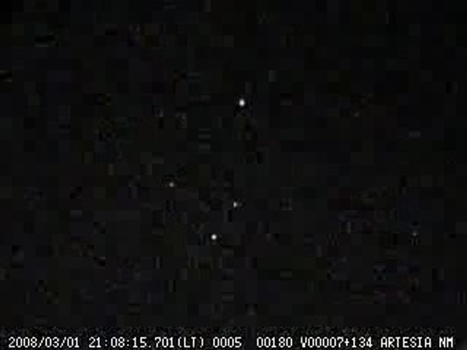 UFO 3-1-2008 Artesia New Mexico