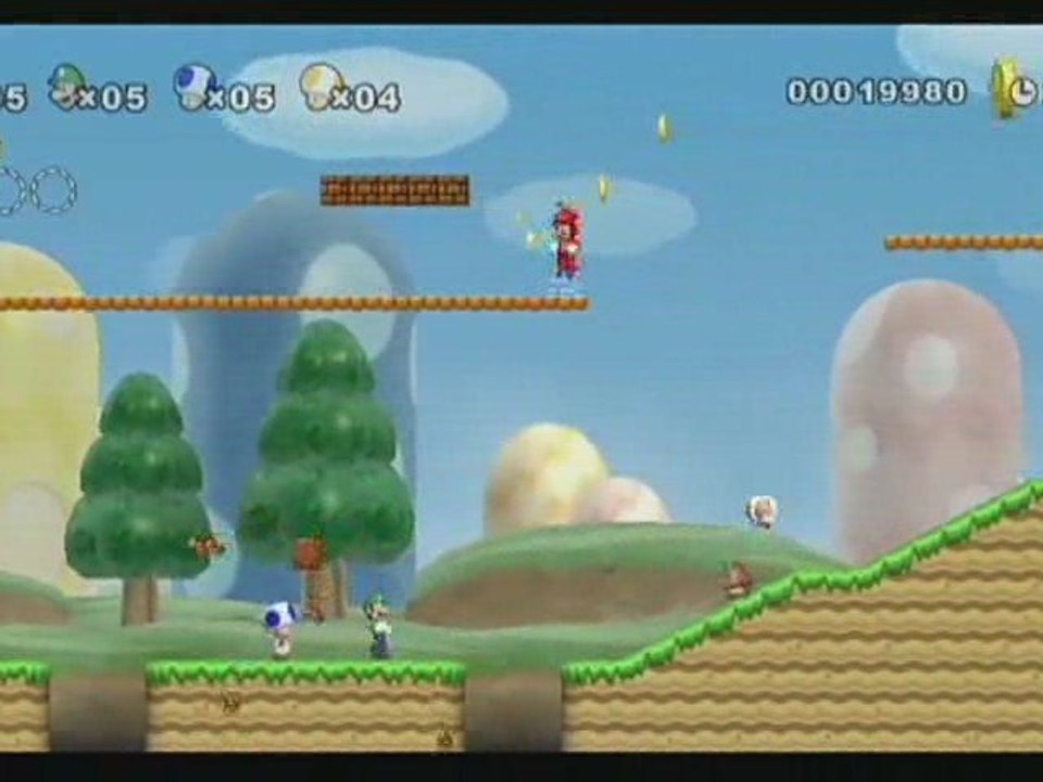New Super Mario Bros Wii E3 vidéo