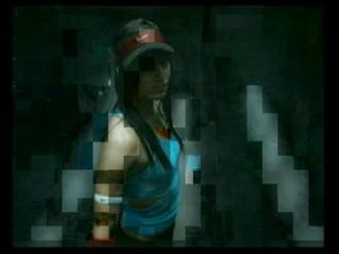 Woman break dancer pub Nike 2005