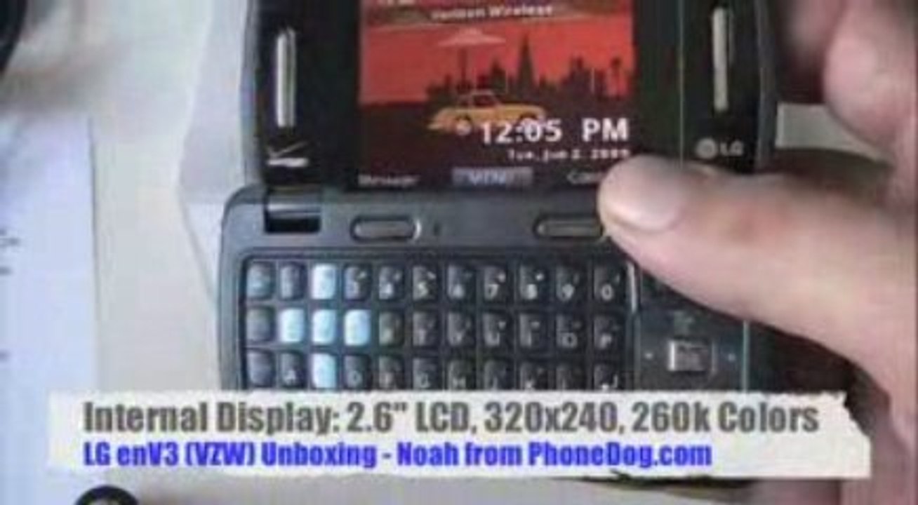 LG enV3 (Verizon Wireless) - Unboxing