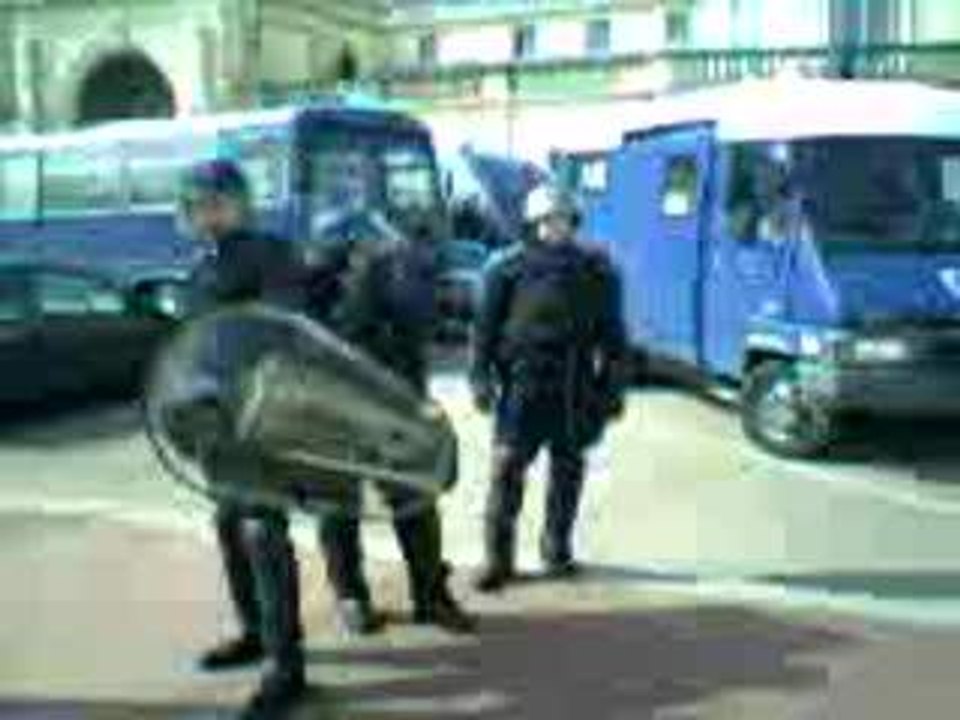 CRS Caen manif anti CPE