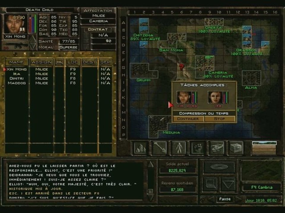 Jagged Alliance walkthrough n°32, Beaucoups d'explications