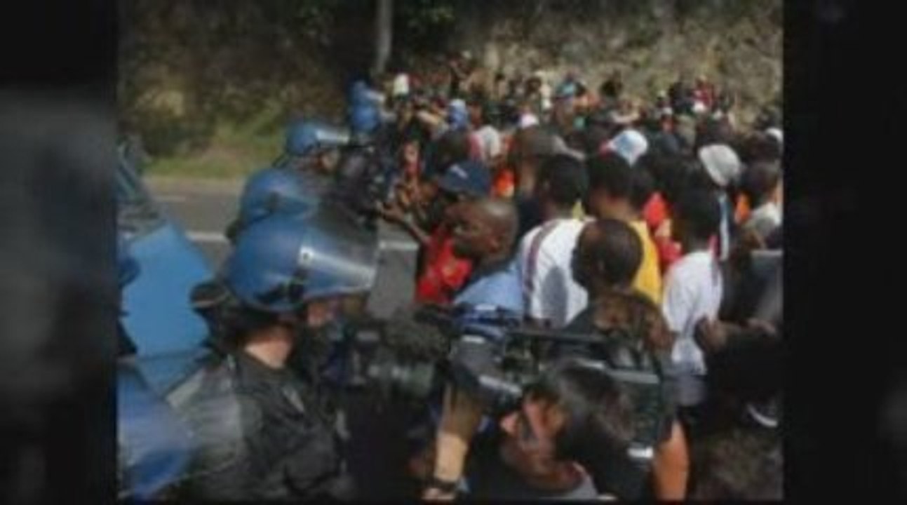 Les grèves en Guadeloupe tout en image