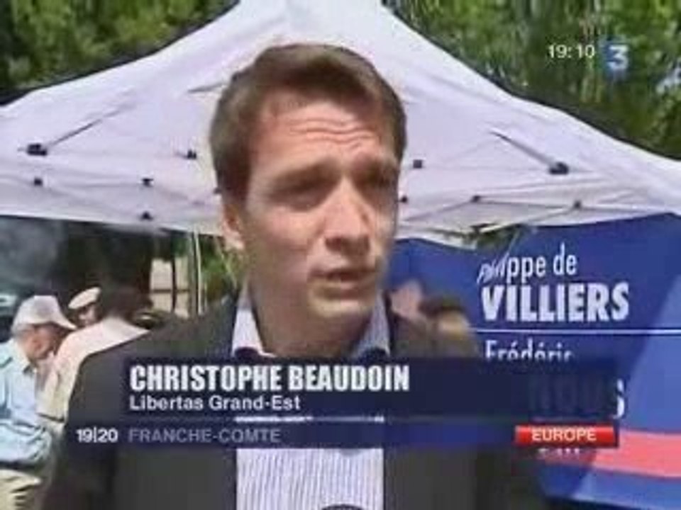 Christophe Beaudouin sur France3 Franche-Comté