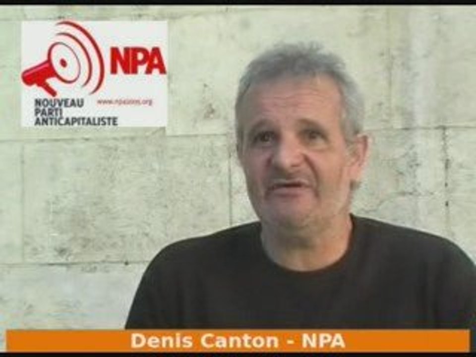 Denis Canton - NPA - parle d'Europe
