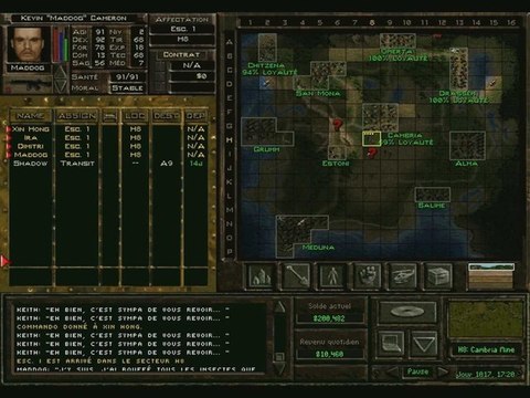 Jagged Alliance walkthrough n°33, Galère galère...