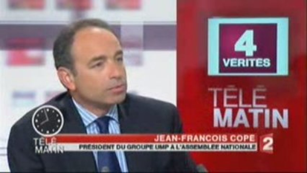Jean-François Copé aux "4 Vérités" le 7 mai 2009