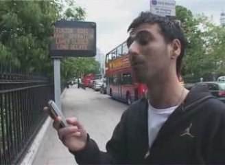 Guy leaving his girlfriend on the highway