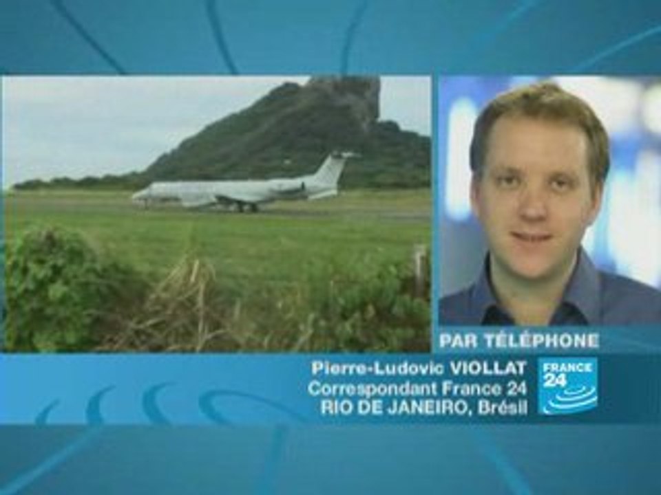 Le Brésil collecte les débris
