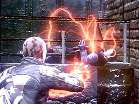 Bug in inFamous with a cop - Bug dans inFamous avec un flic