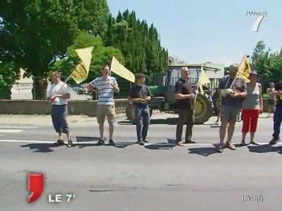 Nantes : Les producteurs laitiers toujours mobilisés!