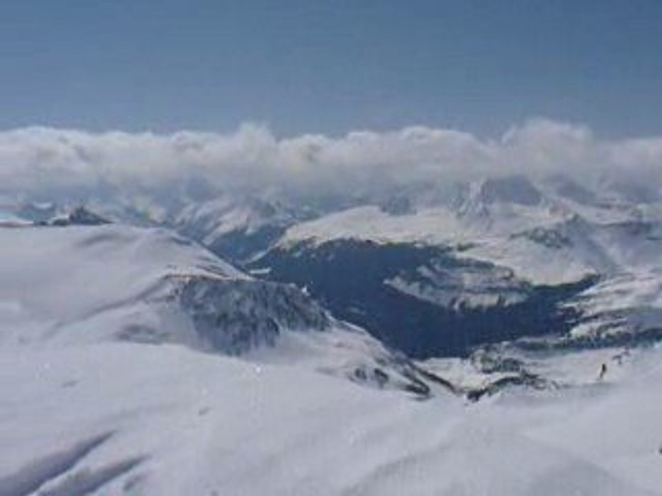 Wapta Icefileds Traverse : vue de Mt Gordon