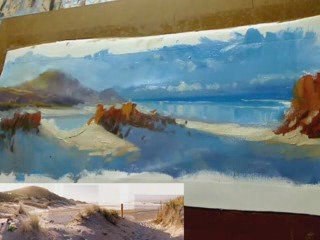 Painting Lesson - Ocean Beach Study