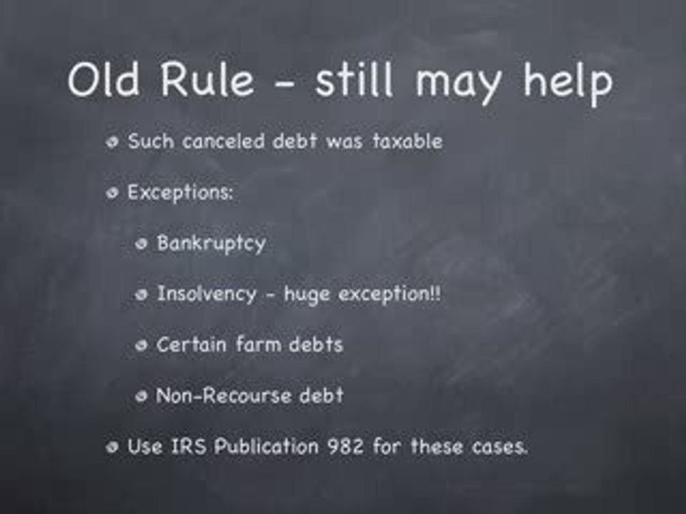 Will I owe tax on forgiveness of debt from foreclosure