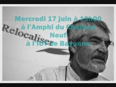 Conférence sur la Décroissance - Serge Latouche