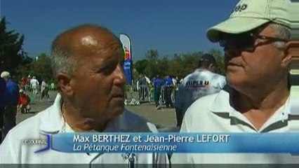 La Chaume : Les vétérans en championnat de pétanque en doublette
