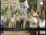 Protestations en Corée du Sud