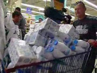 Éleveurs laitiers chez Leclerc