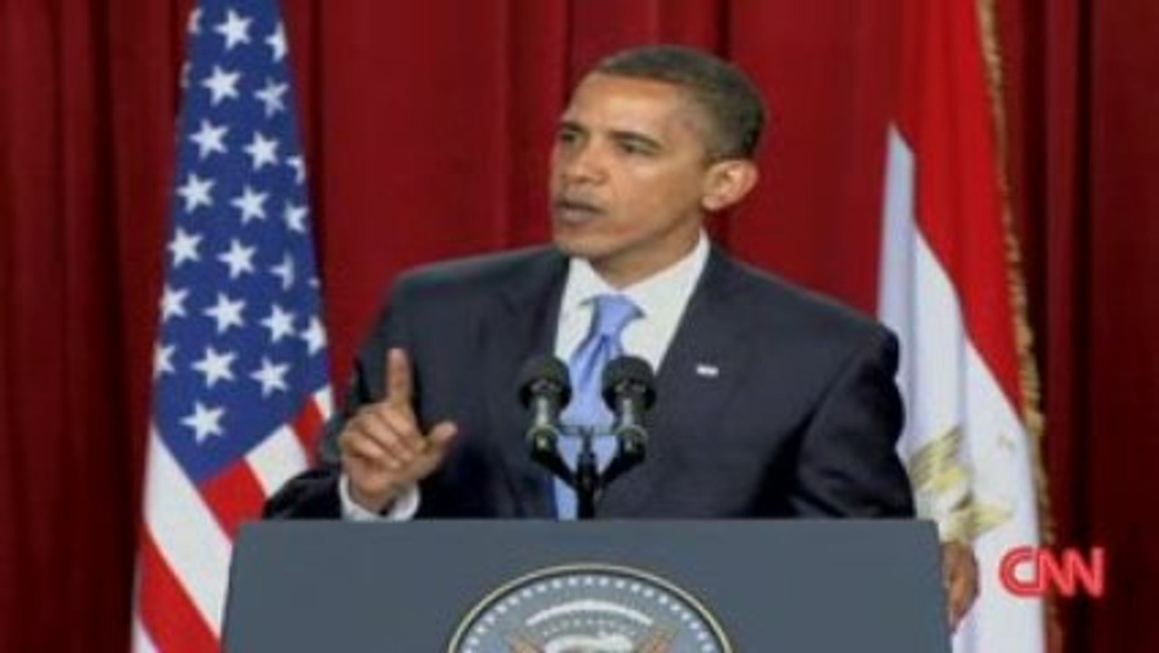 Obama: We can remake world  (Cairo)