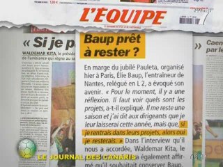 Football/Nantes : Les adieux d'Élie Baup!