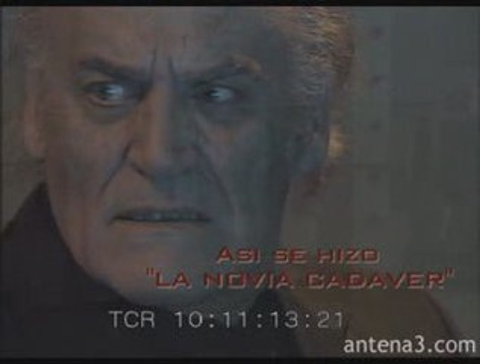 Making off de "La novia cadáver"