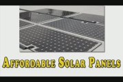 Affordable Solar Panels-Cheap & Affordable Solar Panels