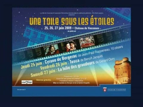 Vincennes : Une toile sous les étoiles 2009
