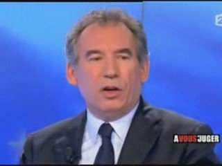 Clash BAYROU COHN-BENDIT (A vous de juger) France TV