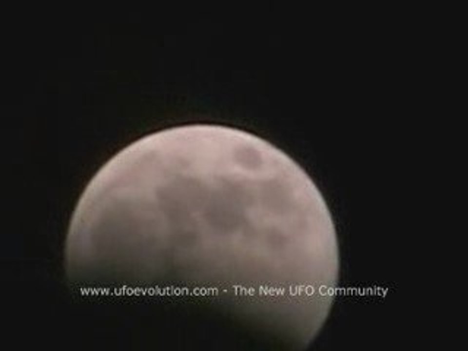 UFO During Total Eclipse