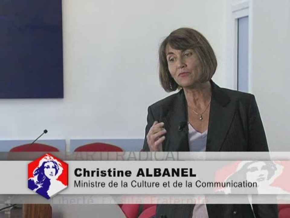 "Hadopi est un point de départ" Christine Albanel